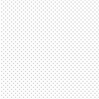 Cotton fabric Petit dots white/grey