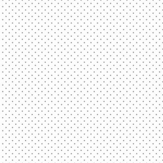 Cotton fabric Petit dots white/grey