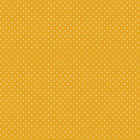 Cotton fabric Petit dots yellow