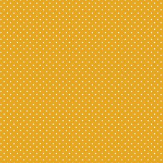 Cotton fabric Petit dots yellow