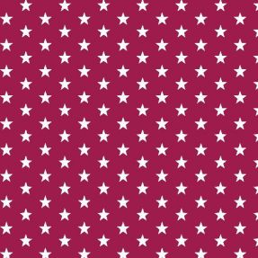 Cotton fabric Petit stars cerise