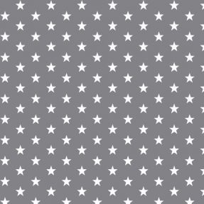 Cotton fabric Petit stars grey