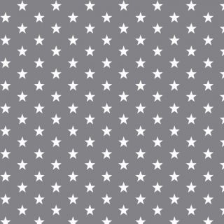 Cotton fabric Petit stars grey
