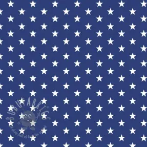 Cotton fabric Petit stars cobalt