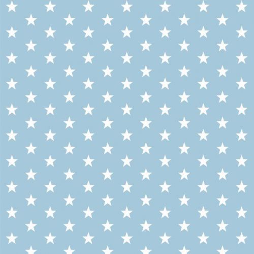 Cotton fabric Petit stars light blue