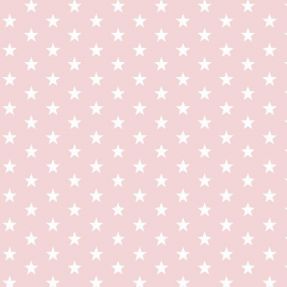 Cotton fabric Petit stars light rose