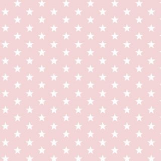 Cotton fabric Petit stars light rose