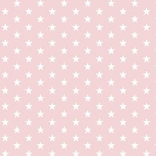 Cotton fabric Petit stars light rose