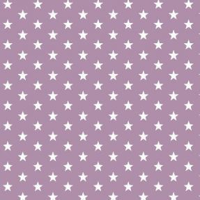 Cotton fabric Petit stars lilac