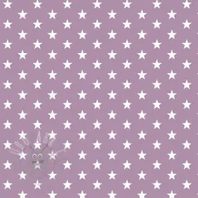 Cotton fabric Petit stars lilac