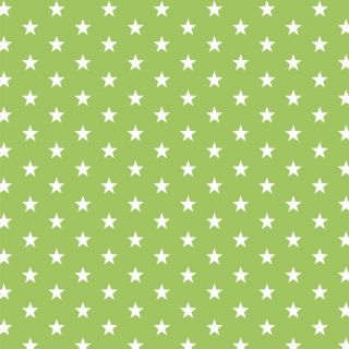 Cotton fabric Petit stars lime