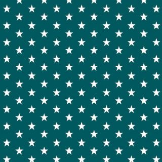 Cotton fabric Petit stars petrol