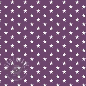 Cotton fabric Petit stars purple