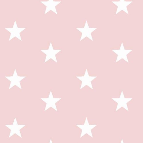 Cotton fabric Stars light rose