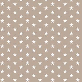 Cotton fabric Petit stars sand