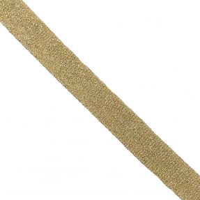 Bias binding LUREX light gold