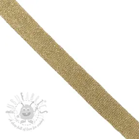 Bias binding LUREX light gold