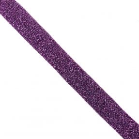 Bias binding LUREX purple