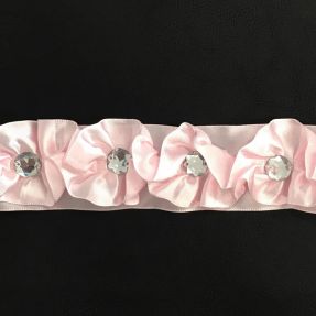 Satin ribbons Crystal rose