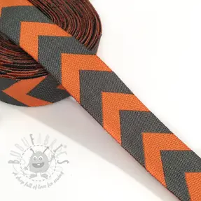 Ribbons Chevron orange
