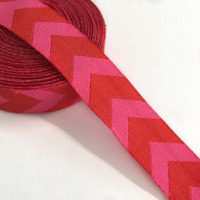 Ribbons Chevron red