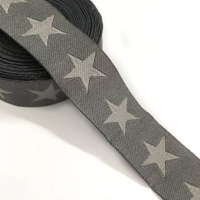 Ribbons Stars dark grey/light grey