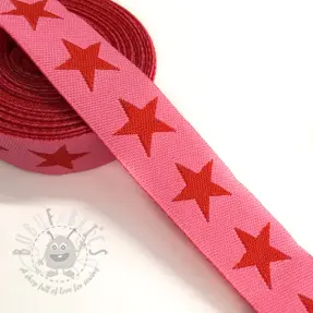Ribbons Stars pink/red