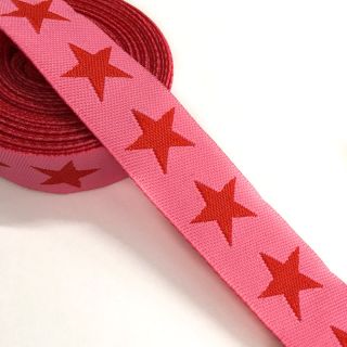 Ribbons Stars pink/red