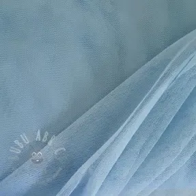 Tulle netting light blue 160 cm