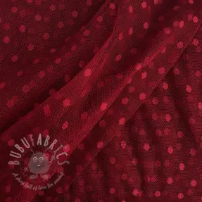 Tulle netting SPOT bordeaux