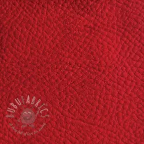 Faux leather KARIA rouge