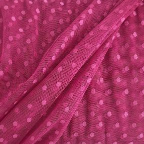 Tulle netting SPOT dark fuchsia