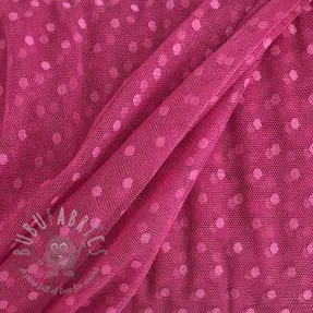 Tulle netting SPOT dark fuchsia