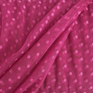 Tulle netting SPOT dark fuchsia