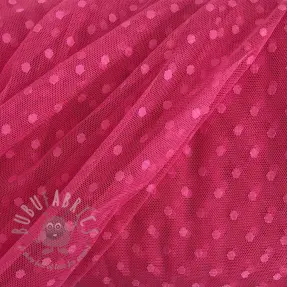 Tulle netting SPOT fuchsia