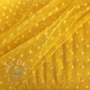 Tulle netting SPOT yellow