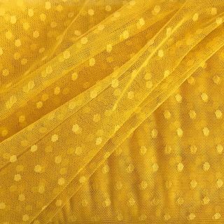 Tulle netting SPOT yellow