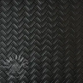 Faux leather PANIER noir