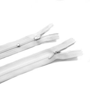 Blind Zippers Adjustable 60 cm white