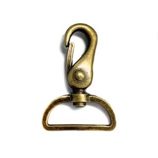 Metal Snap Hook 40 mm messing