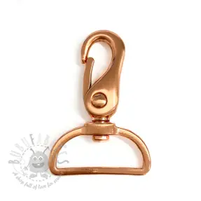 Metal Snap Hook 40 mm copper