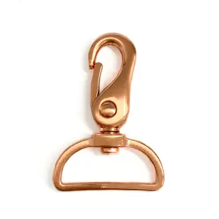 Metal Snap Hook 40 mm copper