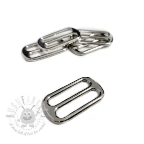 Metal Tri-Glide Slide 25 mm silver