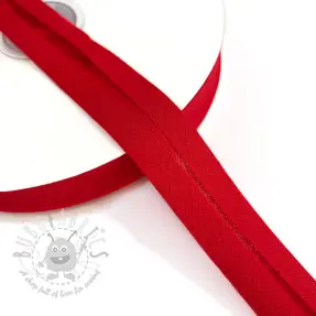 Bias binding cotton red