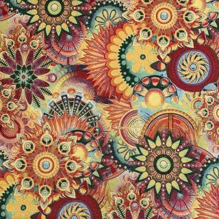 Decoration fabric GOBELIN Artistic mandala