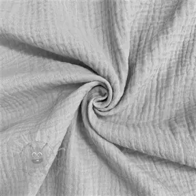Double gauze/muslin light grey