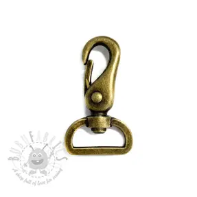 Metal Snap Hook 25 mm messing