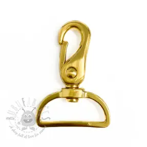 Metal Snap Hook 40 mm gold