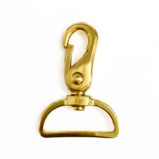 Metal Snap Hook 40 mm gold