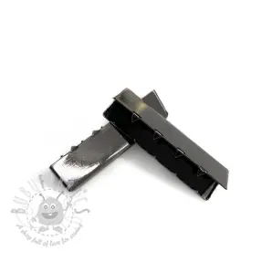 Metal Webbing End Clip 40 mm anthracite